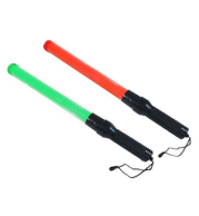 Traffic Baton | LED Safety Wand 54–65 cm with Flash/Steady Modes & Wrist Strap | Parking, Event, Emergency Traffic Control